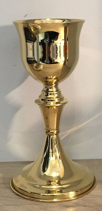 Gilded Mass chalice with a height of 22 cm
