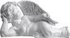 Angel lying figure (40x20 cm)