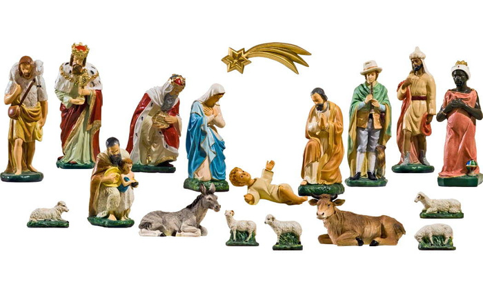 Christmas crib (18 elements) - Figures (40 cm)