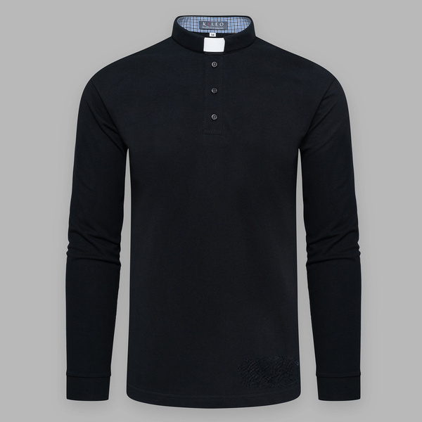 POLO priestly shirt with collar LONG SLEEVE ( different colors )