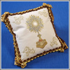 Processional cushion with the image of St. Stanislaus 