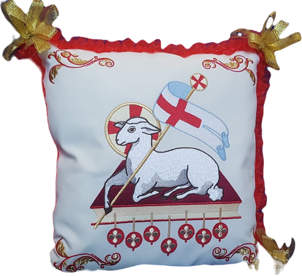 Angus Dei processional cushion