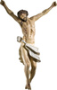 Body of Christ on the cross (110 cm from head to feet) - Figure (135 cm)