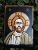 Handwritten icon Christ Mandylion 20 x 30 cm