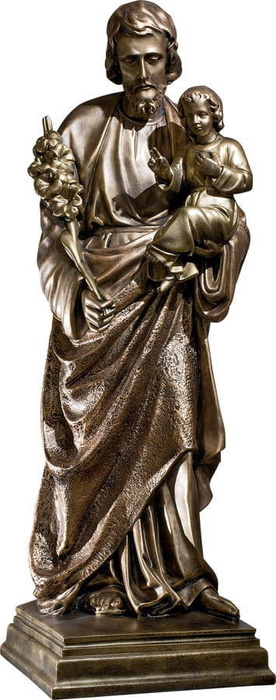 St. Joseph the Protector (with child and lily) - Figure (110 cm)