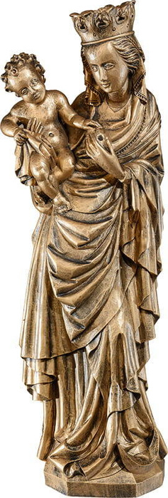 Our Lady with child (bas-relief) - Figure (57 cm)