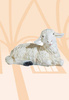 Sheep - Nativity figure (36x22 cm)