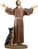 St. Francis (with doves and dog) - Figure (103 cm)