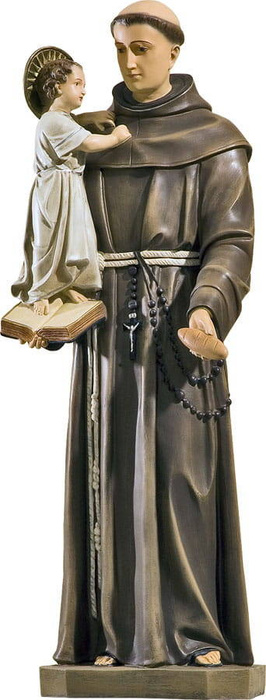 St. St. Anthony of Padua (with bread) - Figure (78 cm)