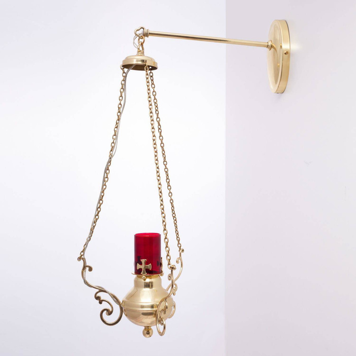 Electric fountain lamp, pendant height. 75cm