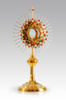 Large monstrance decorated with stones with a height of 60 cm