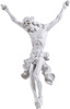 Body of Christ on the cross (57 cm from head to feet) - Figure (70 cm)