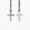 Cross on a string thong Confirmation souvenir