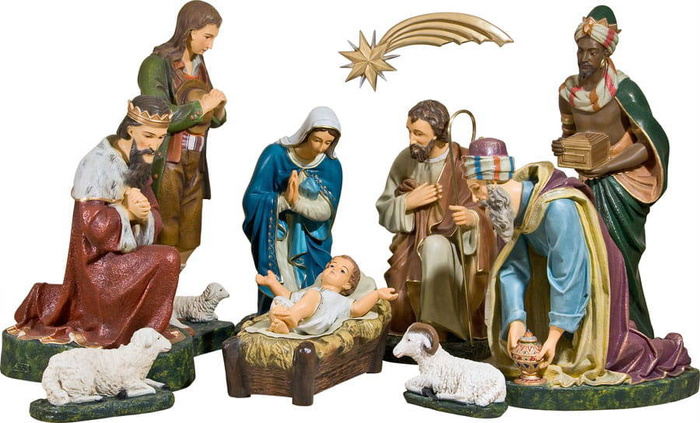 Christmas Crib (11 elements) (80 cm)