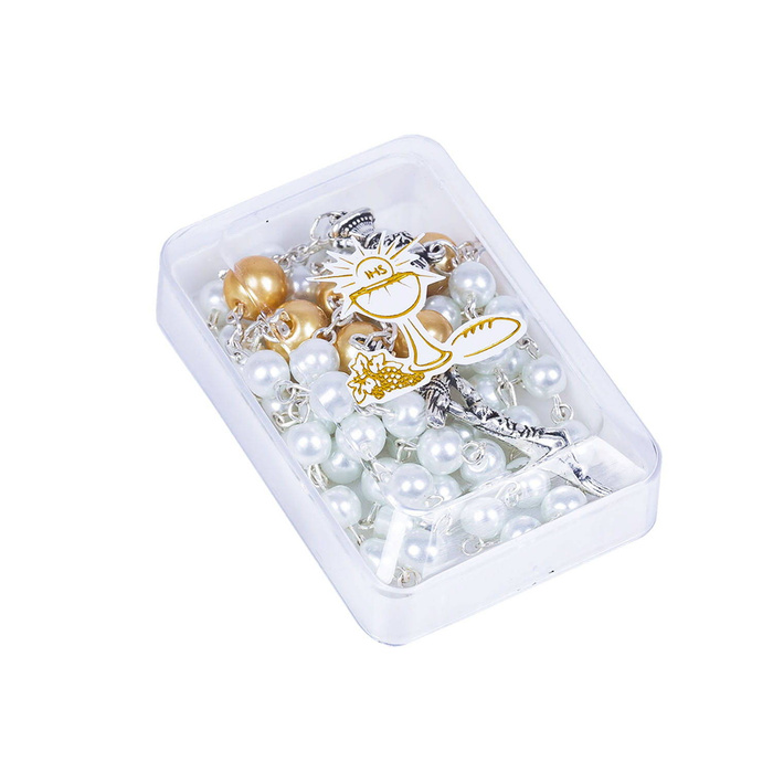 Rosary for First Communion in a box