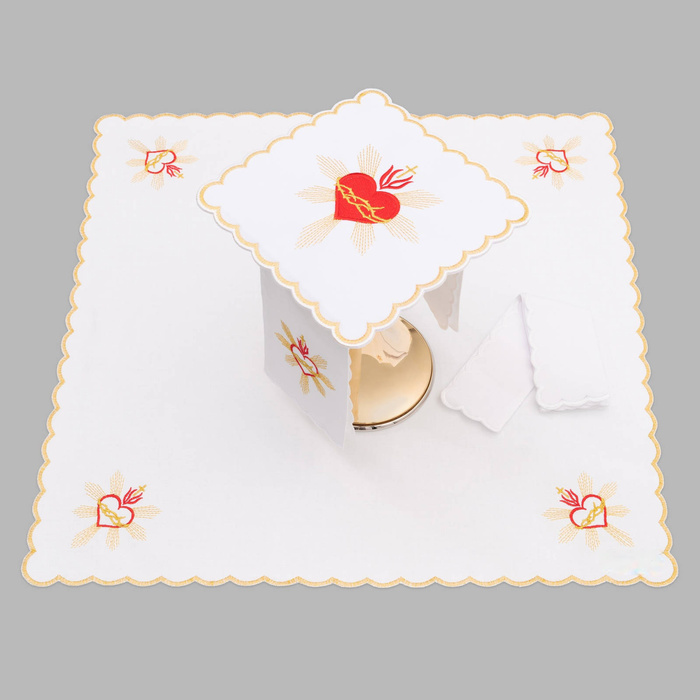 Altar chalice linen richly embroidered