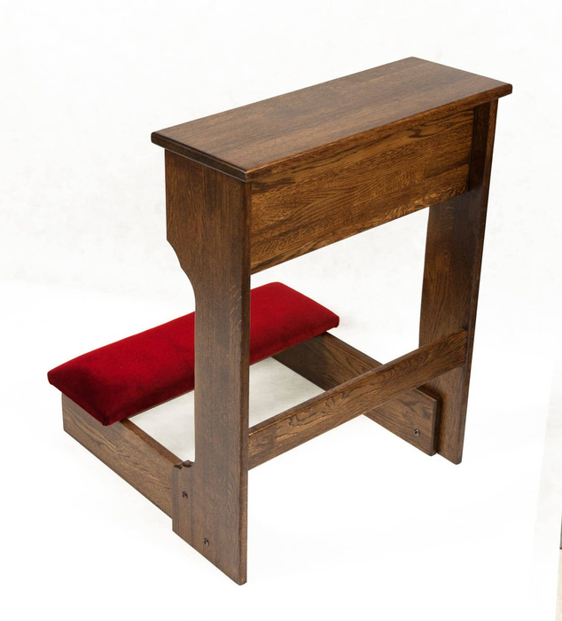 Oak kneeler