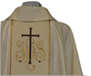 Chasuble with an image of St. Francis adoring the infant Jesus
