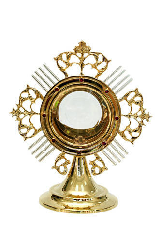 Small monstrance with a height of 19 cm