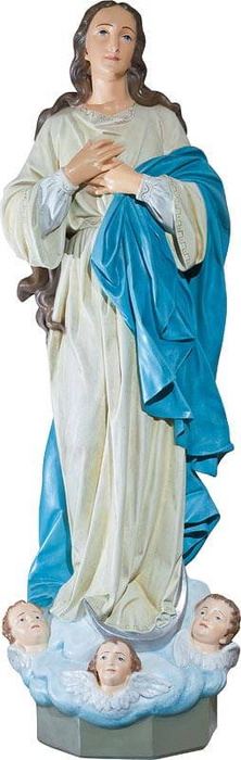 Mother of God with angels - Figure (130 cm)