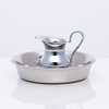 Lavabo with bowl, chrome-plated