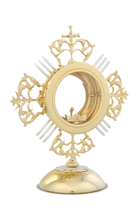 Small monstrance with a height of 23 cm