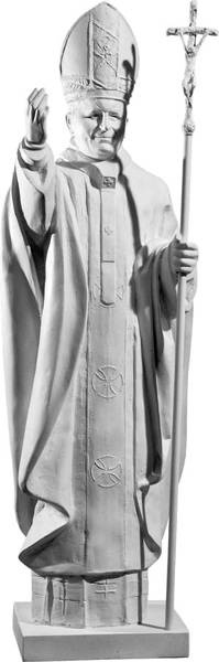 Statue of the Holy Father. John Paul II - Figure (120 cm)