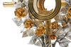 Large rose-shaped monstrance 70 cm high