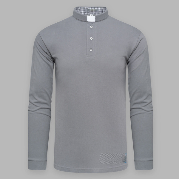 POLO priestly shirt with collar LONG SLEEVE ( different colors )