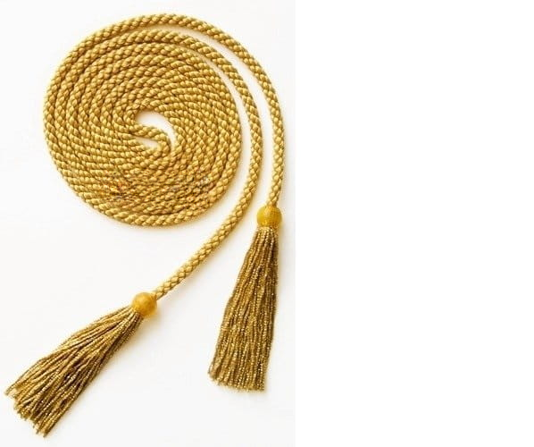 Cingulum gold alb string 2 m