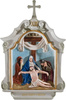 Krížová cesta v ráme - obrázky (43 × 66 cm)
