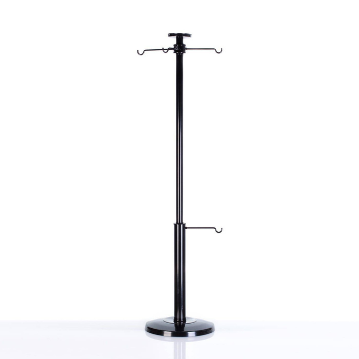 Auxiliary stand, straight, lacquered - black wys. 122cm