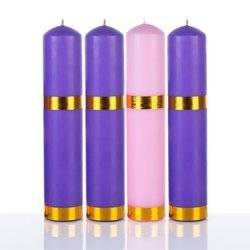 Set of large advent candles - 30cm/6cm set