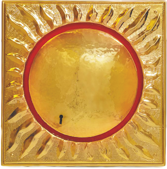 Tabernacle with display and perpetual lamp 016 L a