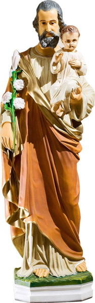 St. Joseph the Protector (with child and lily) - Figure (80 cm)