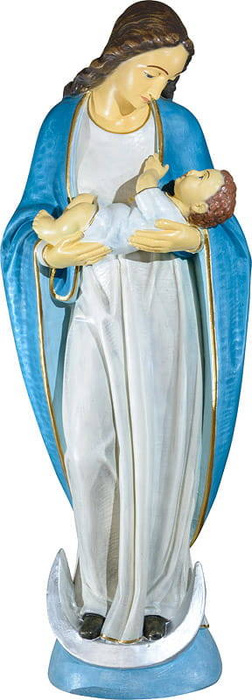 Mother of God with child - Statue (86 cm)