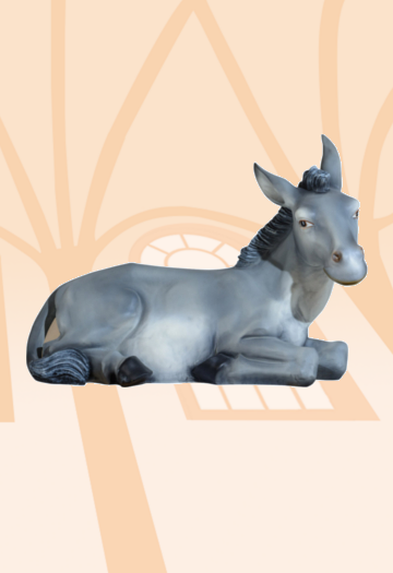 Donkey - Nativity scene figure (58x40 cm)