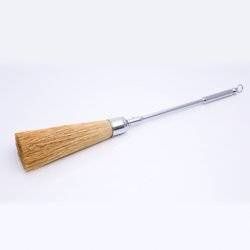 Chrome dropper, large 68cm