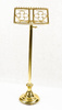 Brass pedestal, "pulpit" height. 115 cm - 148 cm