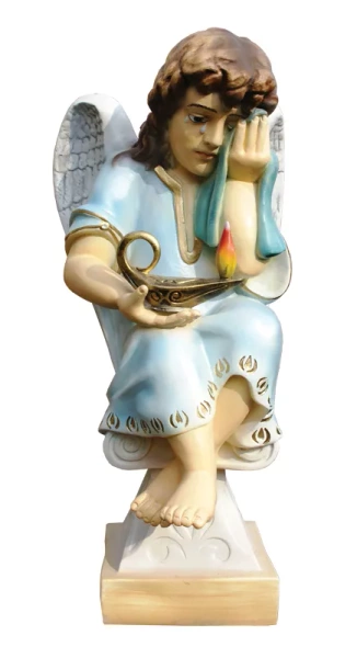 Anioł Adoracyjny z kagankiem - Figura ( 55 cm )
