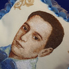 Processional cushion with the image of St. Stanislaus 