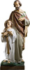 St. Joseph the Protector (with Jesus standing and lily) - Figure (150 cm)