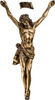 Body of Christ on the cross (65 cm from head to feet) - Figure (80 cm)