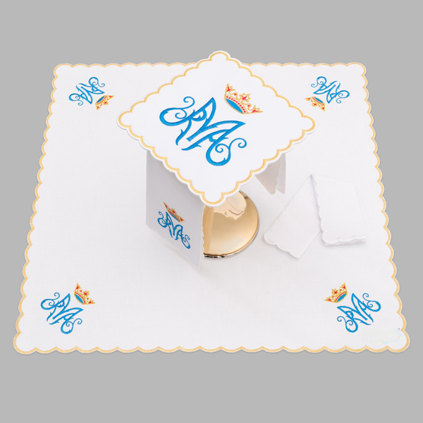 Bohato vyšívané plátno oltárneho kalicha