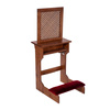 Kneeler and confessional, oak