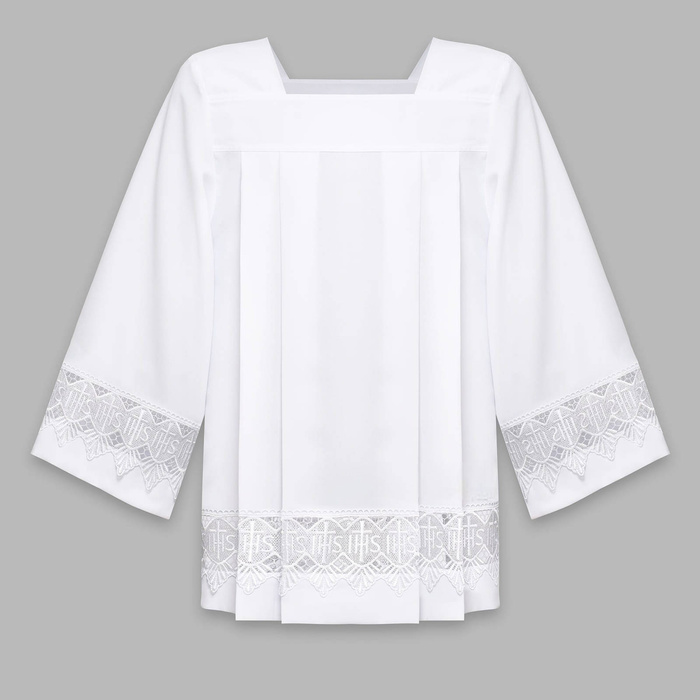 Communion with IHS guipure 10 cm wide