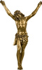 Body of Christ on the cross (83 cm from head to feet) - Figure (100 cm)