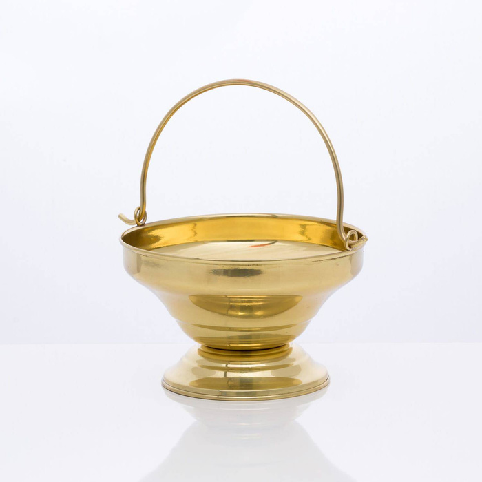 Brass holy water bowl