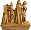 Stations of the Cross on a barrel - Figure (29×35 cm)