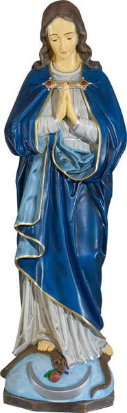 Our Lady Immaculate (hands folded in front of her) - Figure (63 cm)